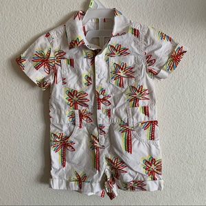 Stella McCartney Baby Tru-Color Palm Trees Romper